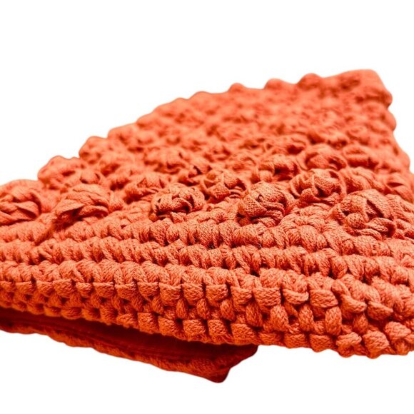 Red Pom Pom Boho Shoulder Bag Casual - Picture 4 of 6